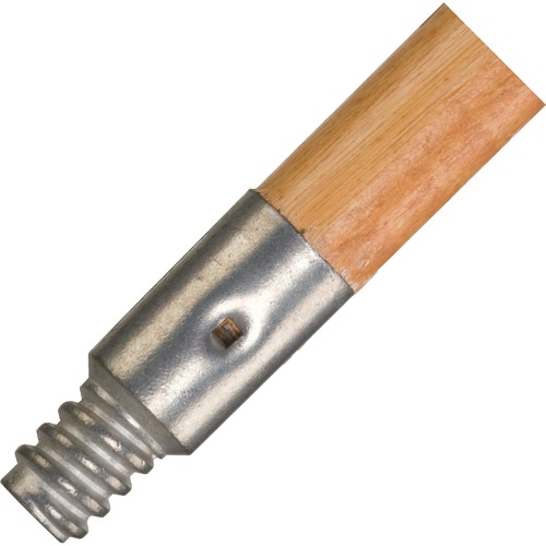 Rubbermaid Commercial Products Broom Handle,w/Metal Tip,Wood,15/16" Dia,60"L,12/CT,NL