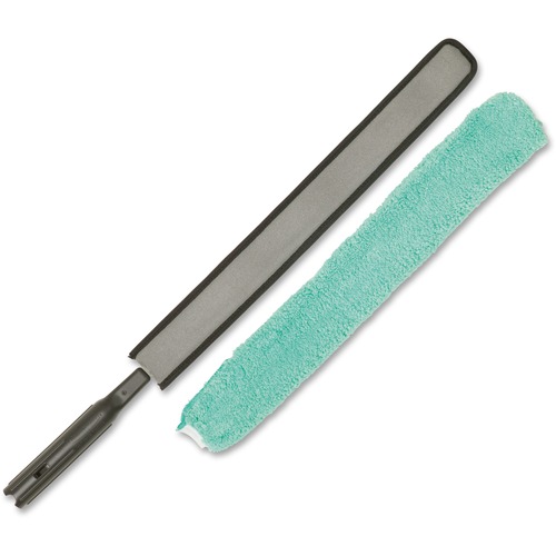 Rubbermaid Commercial Products Dusting Wand, Quick-Conn, Flexible, 28-1/3"x1-1/8", 6/CT, BK