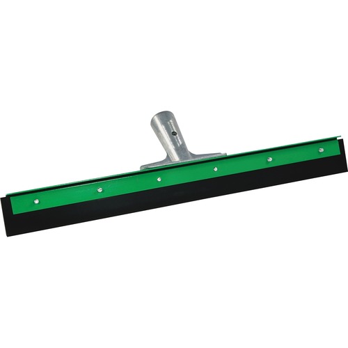 Unger Floor Squeegee, f/AL14T Handle, Steel, 18", 6/CT, Green