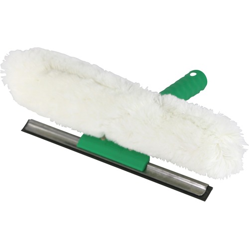 Unger Washer/Squeegee Combo, f/Unger Handles, 10'W, 10/CT, Green