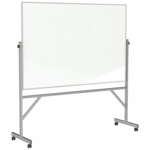 Ghent Dry Erase Board,Reversible,Vertical,Aluminum,72"x48",WE