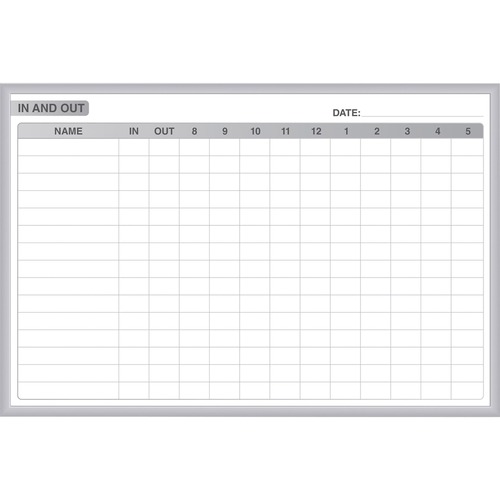 Ghent Dry Erase Board,f/Time,Magnetic,72"x48",WE
