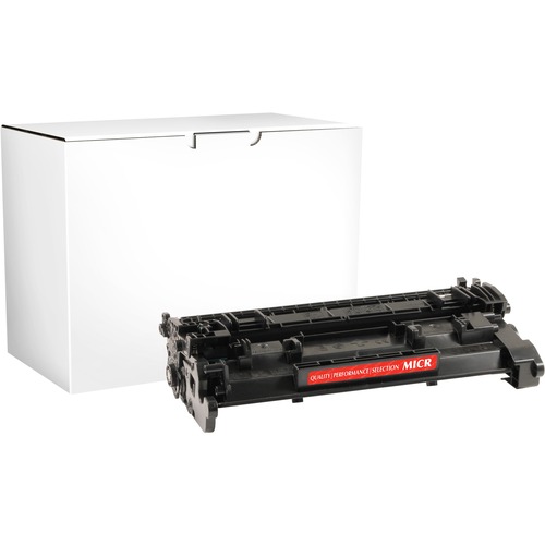 Elite Image MICR Toner Cartridge, Remanuf. HP 26A, 3100 Yield, BK