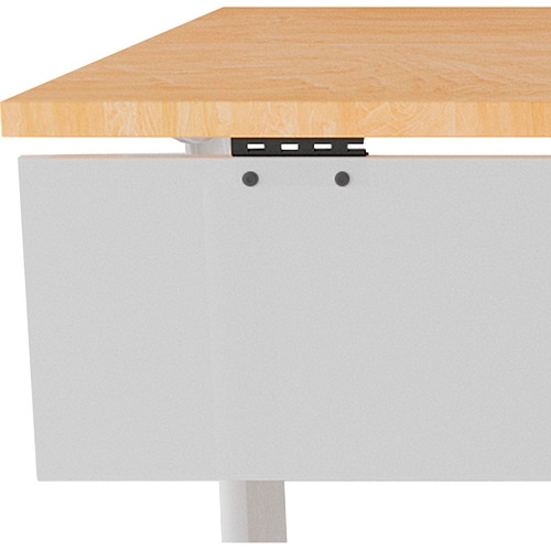 Special-T Modesty Panel, 47"Wx3/8"Dx10"H, Frosted White