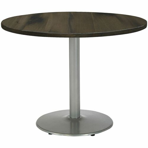 KFI Seating Table,Round,CafeHeight,42"x42"x29",SR Frame/Barnwood
