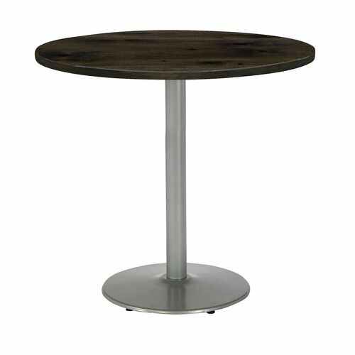 KFI Seating Table,Round,BarHeight,42"x42"x38",SR Frame/Barnwood