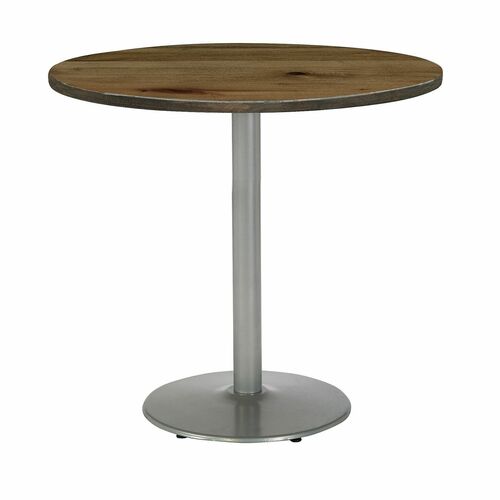 KFI Seating Table,Round,BarHeight,42"x42"x38",SR Frame/Natural