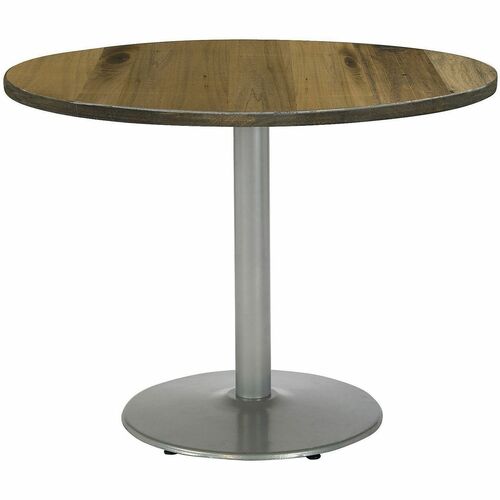 KFI Seating Table,Round,CafeHeight,42"x42"x29",SR Frame/Natural