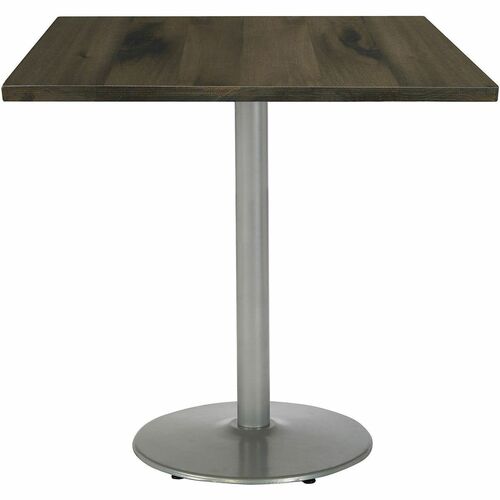KFI Seating Table,Square,BarHeight,42"x42"x38",SR Frame/Barnwood