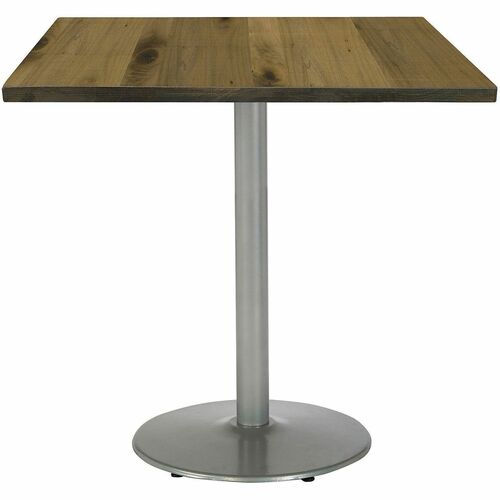 KFI Seating Table,Square,BarHeight,36"x36"x38",SR Frame/Natural