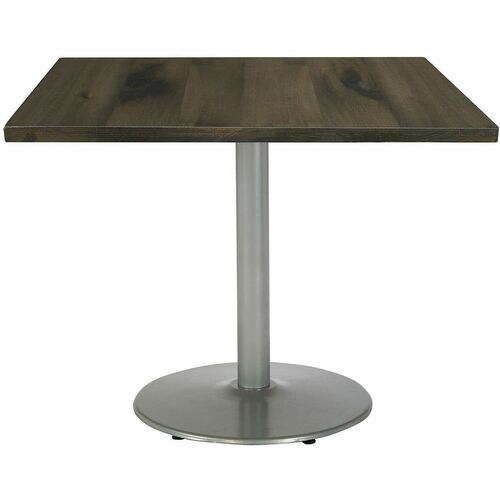 KFI Seating Table,Square,CafeHeight,30"x30"x29",SR Frame/Barnwood