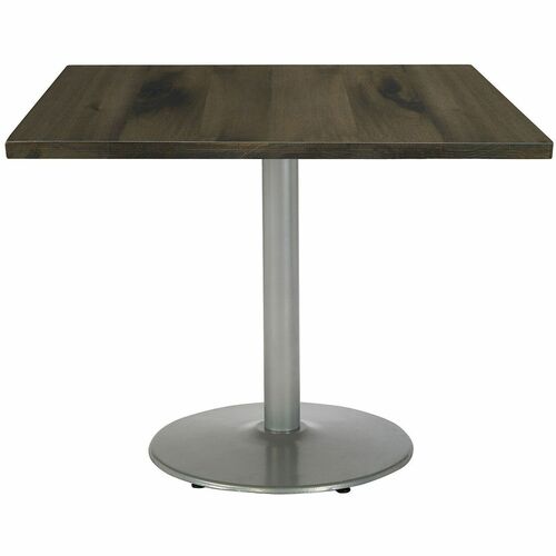 KFI Seating Table,Square,CafeHeight,42"x42"x29",SR Frame/Barnwood