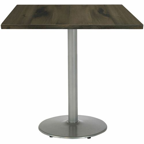 KFI Seating Table,Square,BarHeight,36"x36"x38",SR Frame/Barnwood