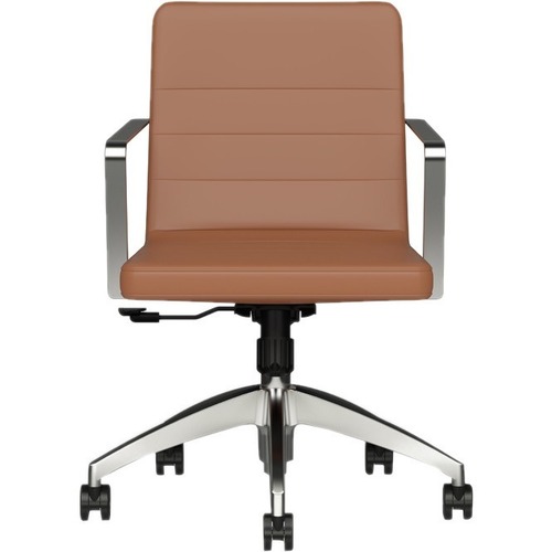 9to5 Seating Chair,w/FixedArms,SwivelTilt,Fabric,21"x27-1/2"x36",Saddle