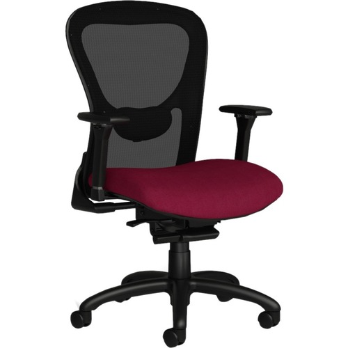 9to5 Seating Chair,Synchro,MeshBack/FabricSeat,26-1/2"x26-1/2"x44",BE