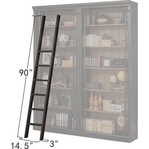 Martin Furniture Ladder,Metal,14-1/2"x3"x90",Chestnut