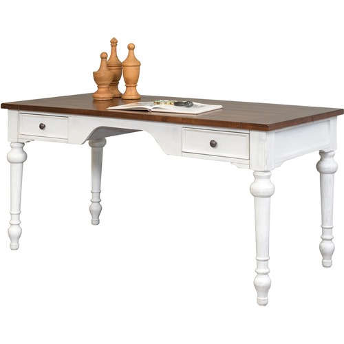 Martin Furniture Desk,Writing,2-Drawers,60"x30"x30",WeatheredChalk