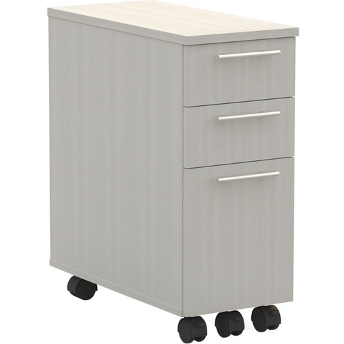 Safco Pedestal,BBF,Mobile,10-3/4"x23"x24-1/2",Textured Sea Salt