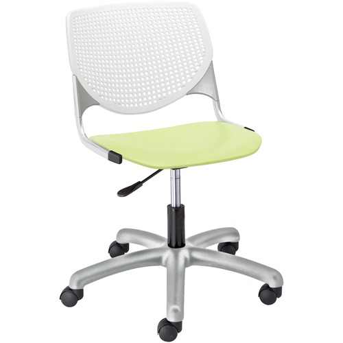 KFI Seating Chair,Task,w/Casters,19-1/2"x18-1/2"x35",WE Back/LMGN Seat
