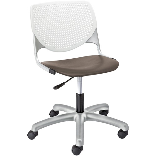 KFI Seating Chair,Task,w/Casters,19-1/2"x18-1/2"x35",WE Back/BN Seat