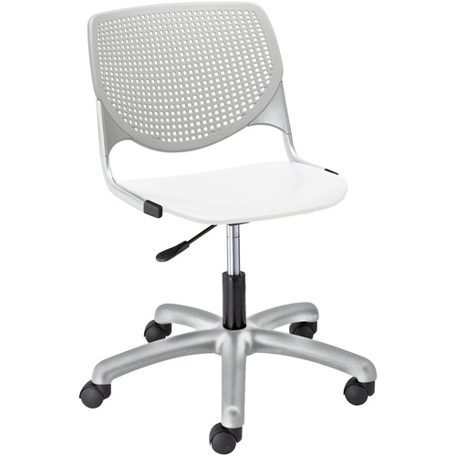 KFI Seating Chair,Task,w/Casters,19-1/2"x18-1/2"x35",LGY Back/WE Seat