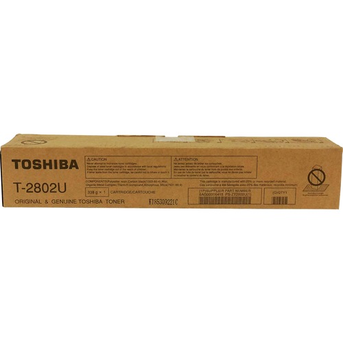 Toshiba America Consumer Toner Cartridge, f/ ES-2802, 14600 Yield, BK