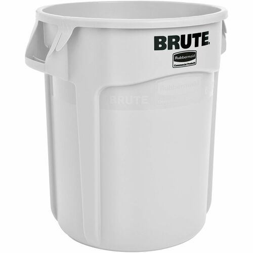 Rubbermaid Commercial Products Brute Round Container, 10Gal, 15.6"Diax17.3"H", WE