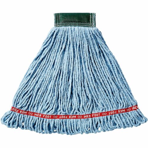 Rubbermaid Commercial Products Wet Mop,Antimicrobial,Shrinkless,20oz,5" Headband,6/CT,BE