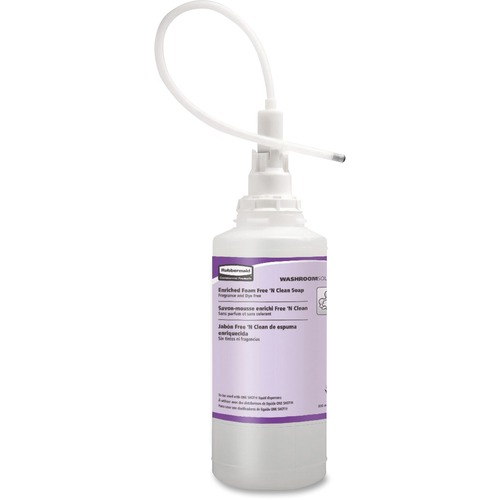 Rubbermaid Commercial Products Hand Soap Refill, f/One Shot, 800 ml, 4/CT, Clear