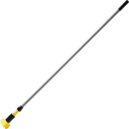 Rubbermaid Commercial Products Handle, f/Wet Mops, Clamp Style, Fiberglass, 60", YW/Gray