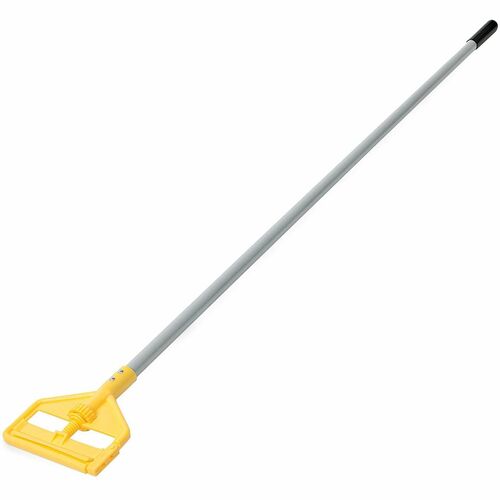 Rubbermaid Commercial Products Handle, Side-Gate, Vinyl, Aluminum, f/Wet Mops, 60", YW/GY