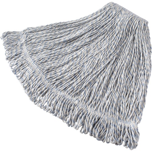 Rubbermaid Commercial Products Finish Wet Mop, Antimicrobial, 24oz, 1" Headband, WE