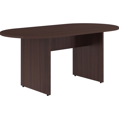 Lorell Conference Table, Oval, Top/Base, 72"x36"x29-1/2", EPO