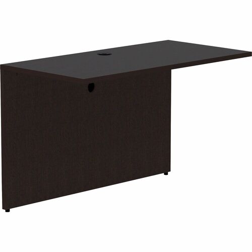 Lorell Bridge, Essentials Laminate, 48"x24"x29-1/2", Espresso