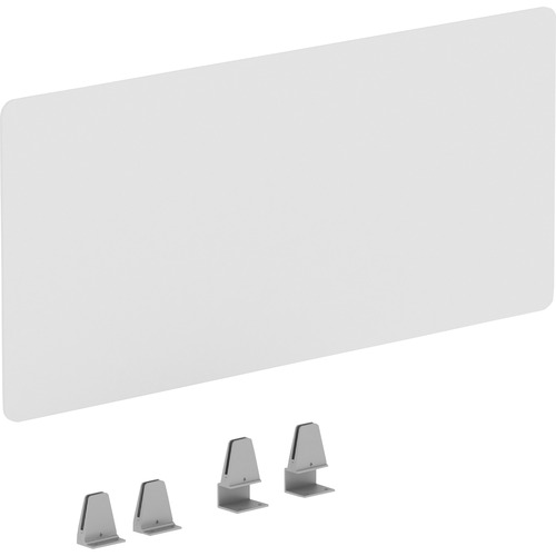 Lorell Modesty Panel, Fortress Desk, Acrylic, 36"x15-3/4", CL