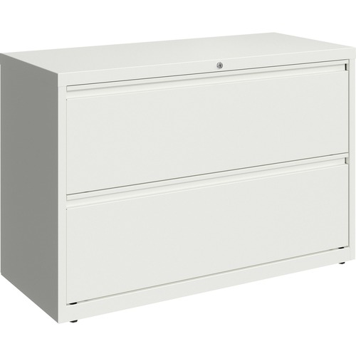 Lorell Lateral File, 2-Drawer, 42"x18-5/8"x28", White