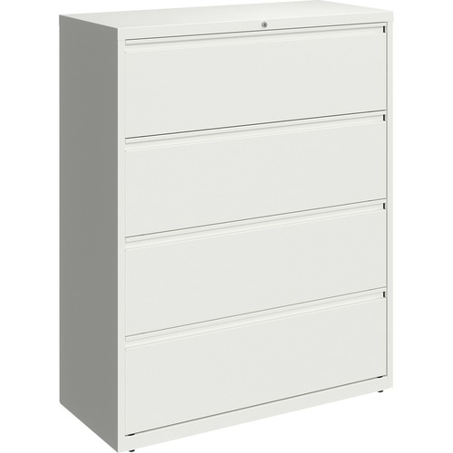 Lorell Lateral File, 4-Drawer, 42"x18-5/8"x52-1/2", White