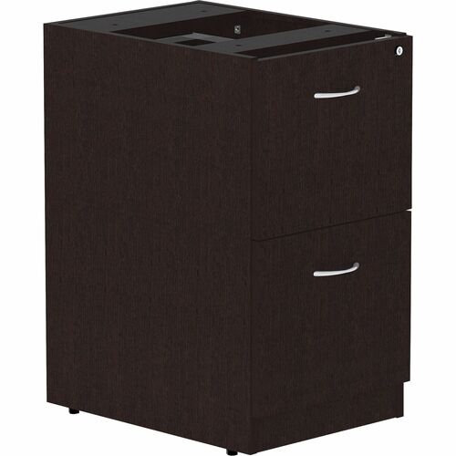 Lorell Pedestal, Laminate, Fixed, F/F, 16"x22"x28-1/4", EPO