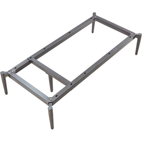 Lorell Sectional Base, Adj, Metal, 47-7/8"x22-7/8"x9-3/4", Gray