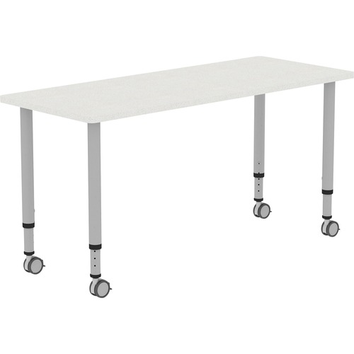 Lorell Height-adjustable 60" Rectangular Table LLR69579