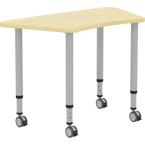 Lorell Height-adjustable Trapezoid Table LLR69584