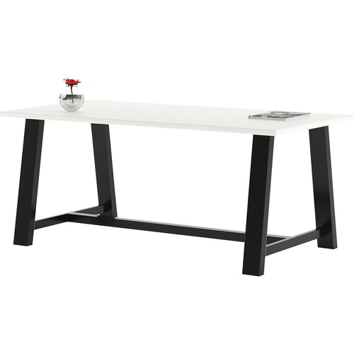 KFI Seating Table, Midtown, 36"Wx72"Lx30"H, White