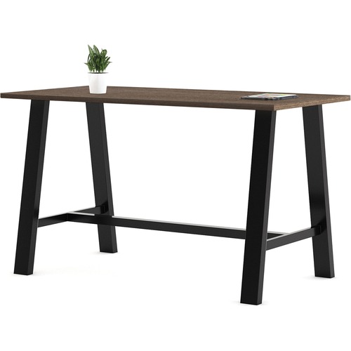 KFI Seating Table, Midtown, 36"Wx84"Lx41"H, Teak