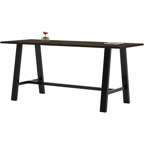 KFI Seating Table, Midtown, 36"Wx96"Lx41"H, Espresso
