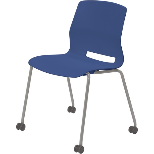 KFI Seating Chair, Armless, 4-leg, Casters, 22"x19-7/10"x31-7/10", NY
