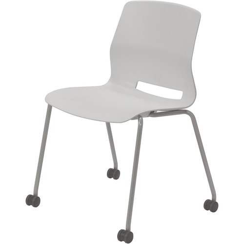 KFI Seating Chair, Armless, 4-leg, Casters, 22"x19-7/10"x31-7/10", LGY