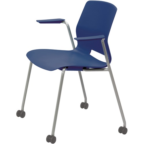 KFI Seating Chair, w/ Arms, 4-leg, Casters, 22"x19-7/10"x31-7/10", NY