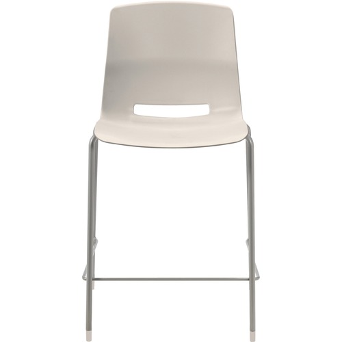 KFI Seating Stool, 1-piece Poly Shell, 20-1/2"x20-1/2"x39", LBGE