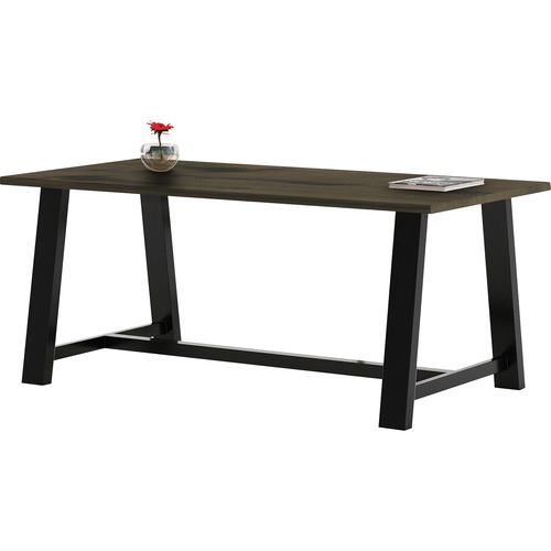 KFI Seating Table, Midtown, 36"Wx72"Lx30"H, Woodgrain