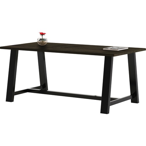 KFI Seating Table, Midtown, 36"Wx72"Lx30"H, Espresso